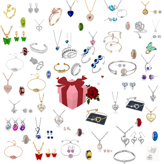 5-Piece Premium Jewellery Bundle with Luxury Box for Her