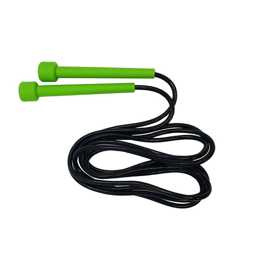 360 Degrees Rotation Durable Speed Skipping Green Handle Rope Outdoor